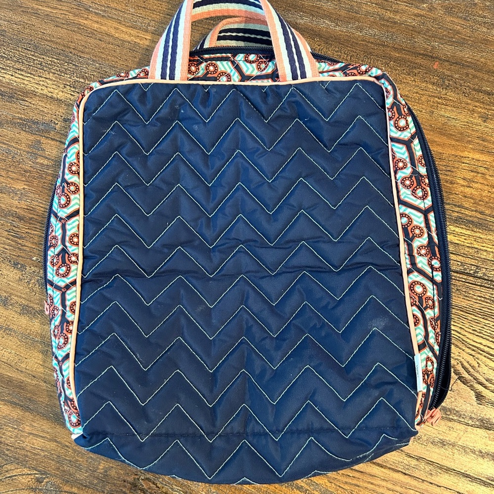 Cinda B train travel case color Neptune